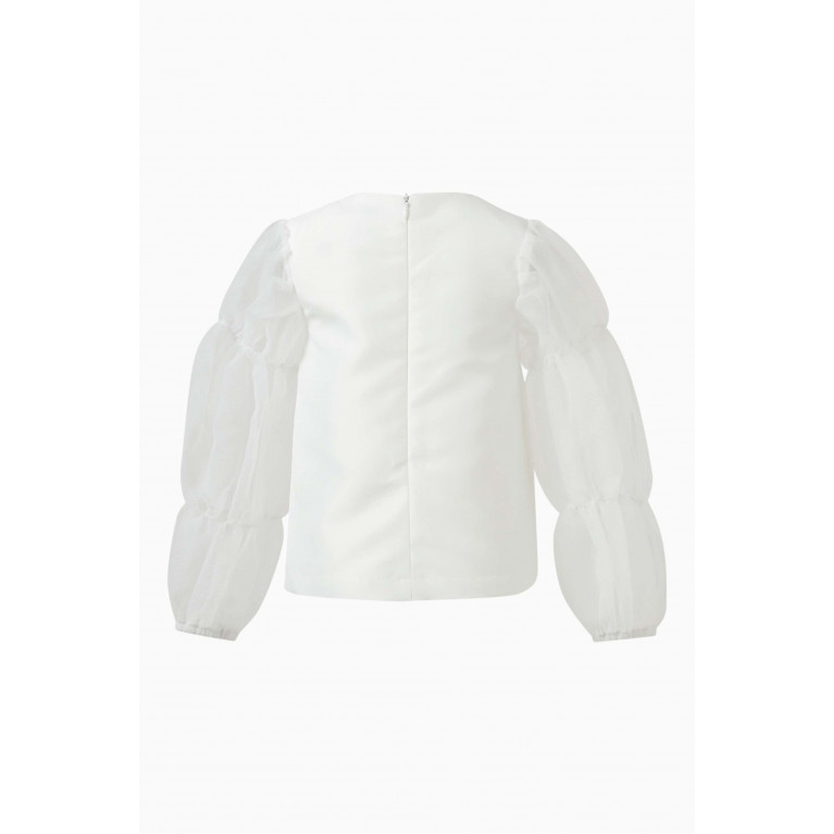 MamaLuma - Transparent Sleeves Top in Cotton