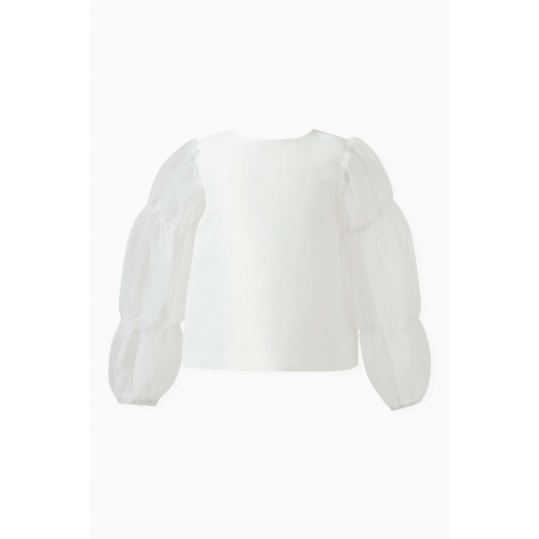 MamaLuma - Transparent Sleeves Top in Cotton