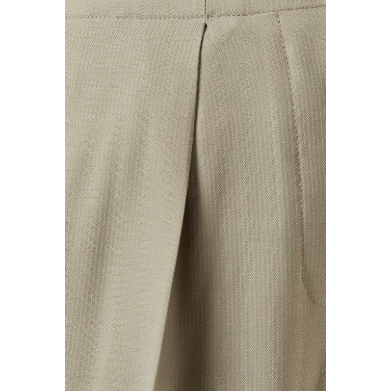 Acne Studios - Tailored Herringbone Pants in Wool-blend
