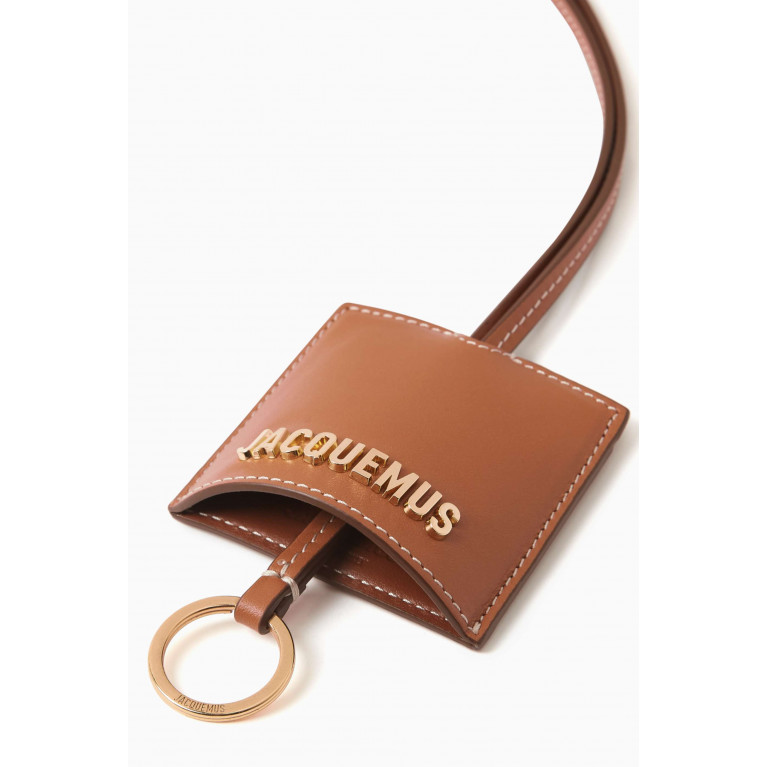 Jacquemus - Le Porte Clés Bagage Keychain in Leather