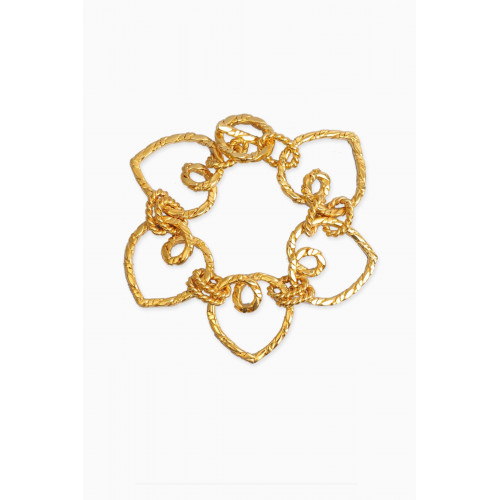 VANINA - Les Metisse Love Chain Bracelet in 18kt Gold-plated Brass