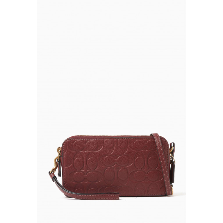 Coach - Kira Crossbody Bag in Signature Leather Red