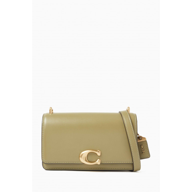 Coach - Bandit Crossbody Bag in Luxe Leather Green