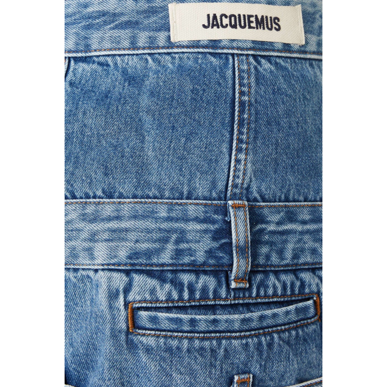 Jacquemus - La Mini De Nimes Criollo Skirt in Cotton