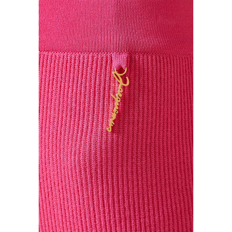 Jacquemus - Le Short Pralu in Viscose-knit Pink
