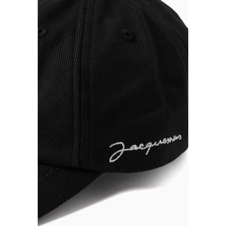 Jacquemus - La Casquette Jacquemus Baseball Cap in Cotton-twill Black