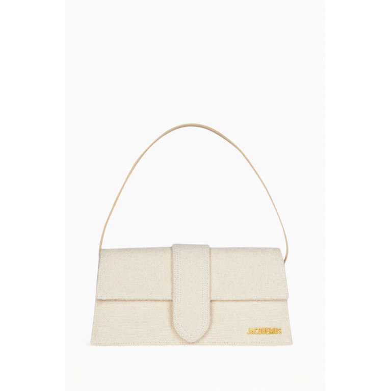 Jacquemus - Le Bambino Long Shoulder Bag in Textured Cotton