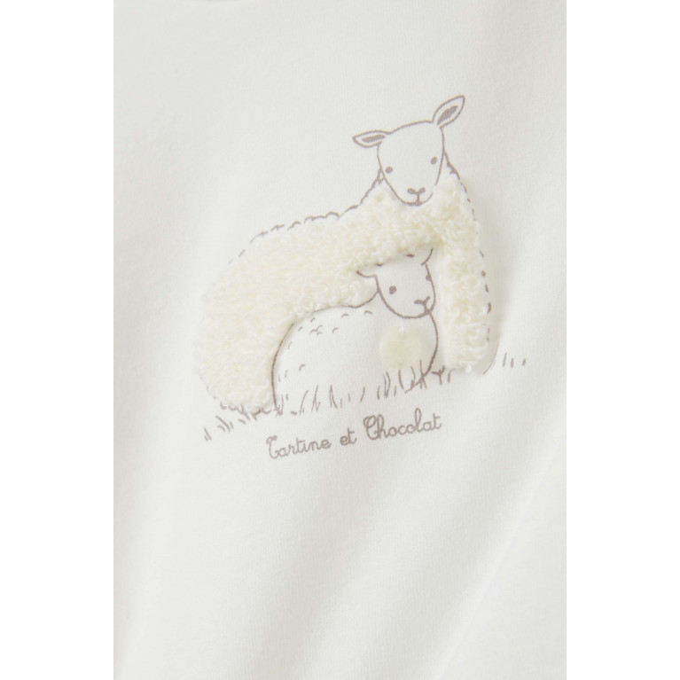 Tartine et Chocolat - Graphic Logo-print T-shirt in Cotton