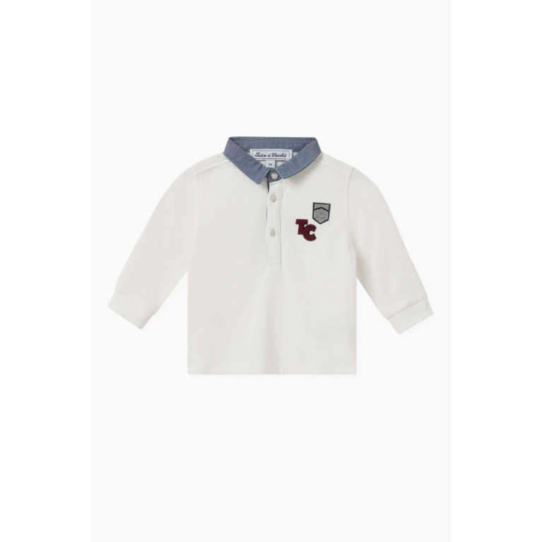 Tartine et Chocolat - Logo Polo Shirt in Cotton Neutral