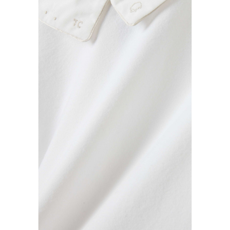 Tartine et Chocolat - Bodysuit in Stretch Cotton White