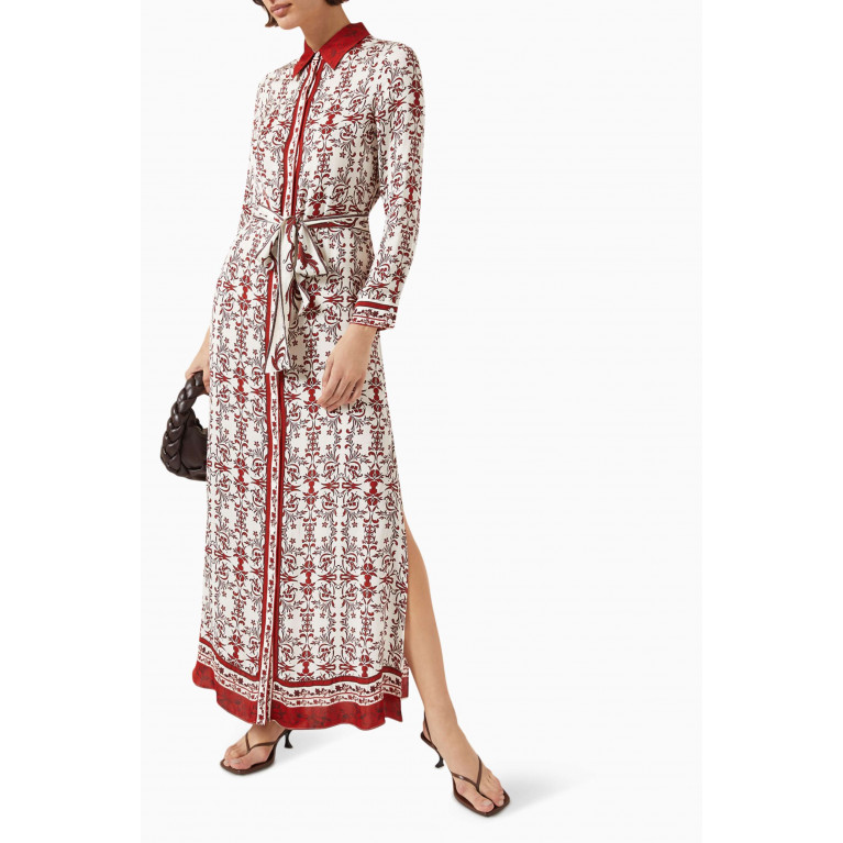 Alice + Olivia - Chassidy Shirt Dress in Crepe