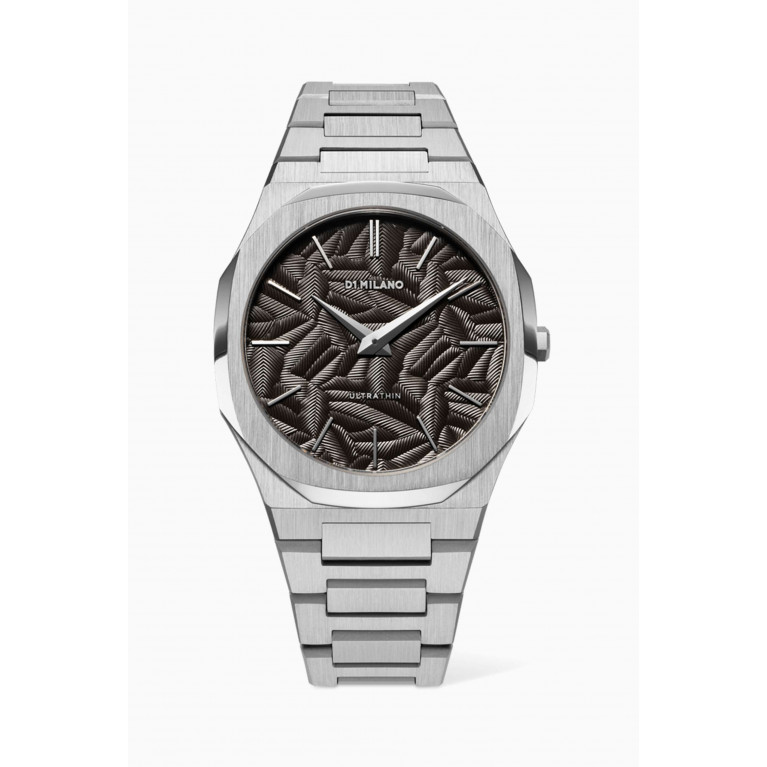D1 Milano - Ultra Thin Quartz Stainless Steel Watch, 40mm