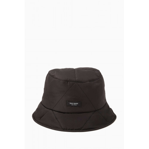 Kate Spade New York - Sam Quilted Bucket Hat Black