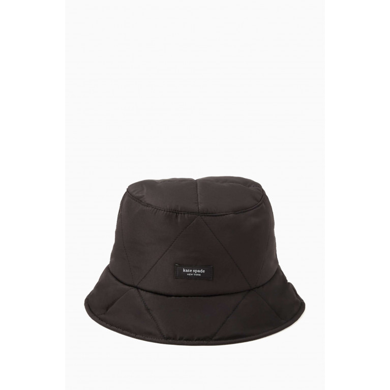 Kate Spade New York - Sam Quilted Bucket Hat Black