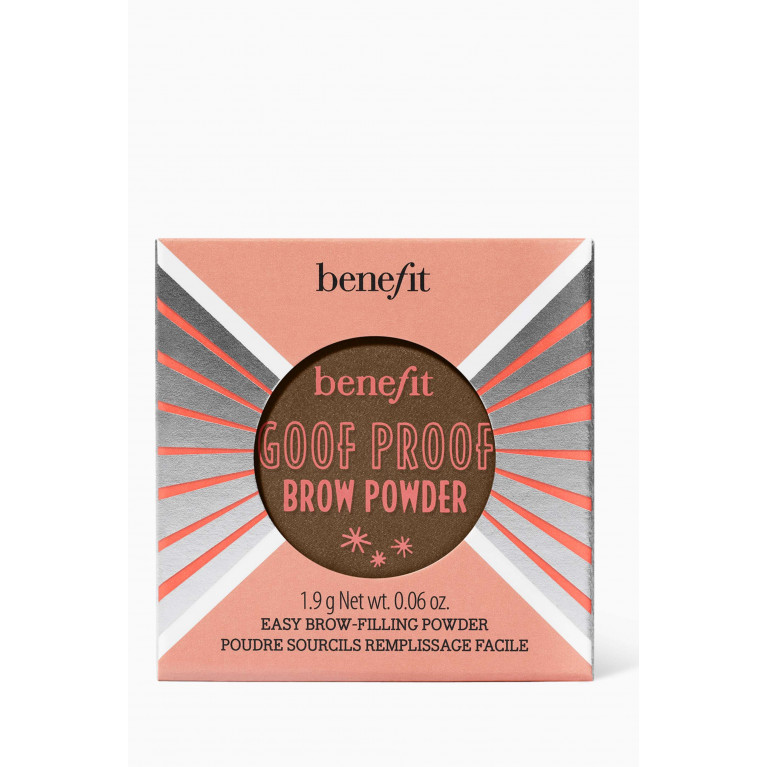 Benefit Cosmetics - 3.75 Warm Medium Brown Goof Proof Brow Powder, 1.9g