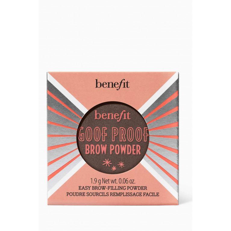 Benefit Cosmetics - 04 Warm Deep Brown Goof Proof Brow Powder, 1.9g