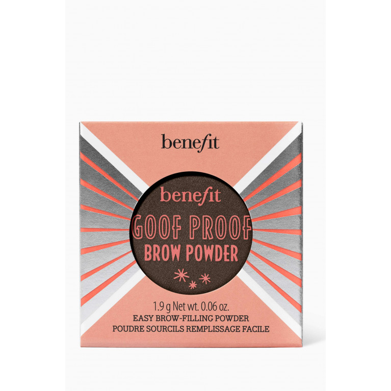Benefit Cosmetics - 4.5 Neutral Deep Brown Goof Proof Brow Powder, 1.9g