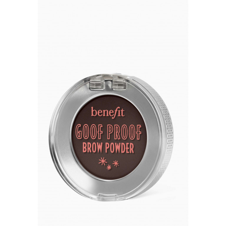 Benefit Cosmetics - 05 Warm Black Brown Goof Proof Brow Powder, 1.9g