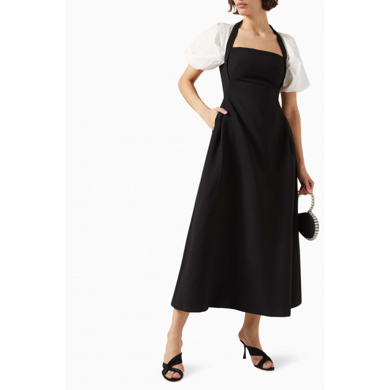CHATS by C.Dam - Marie Midi Dress in Stretch-jersey