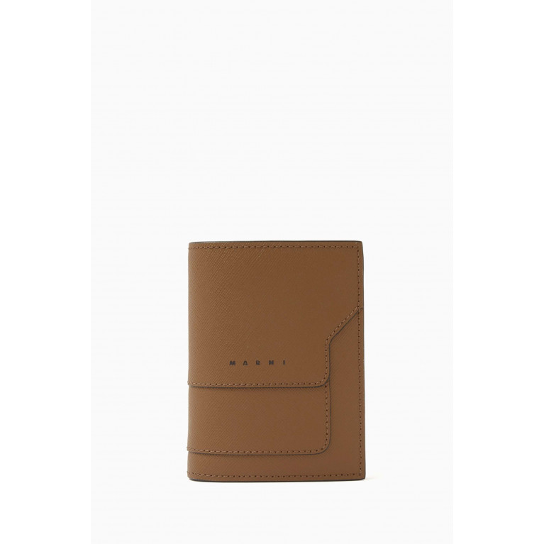 Marni - Billfold Wallet in Smooth Leather