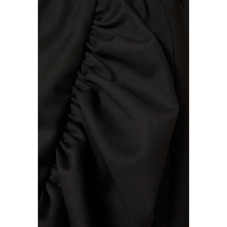 VANINA - The Coquelicot Off-shoulder Midi Dress in Gabardine