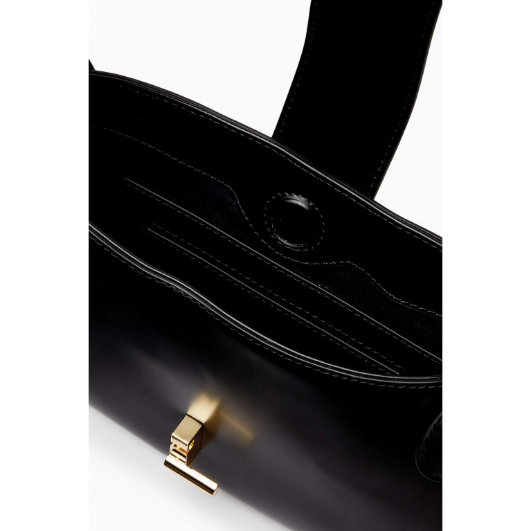 Sandro - Baguette Shoulder Bag in Leather Black