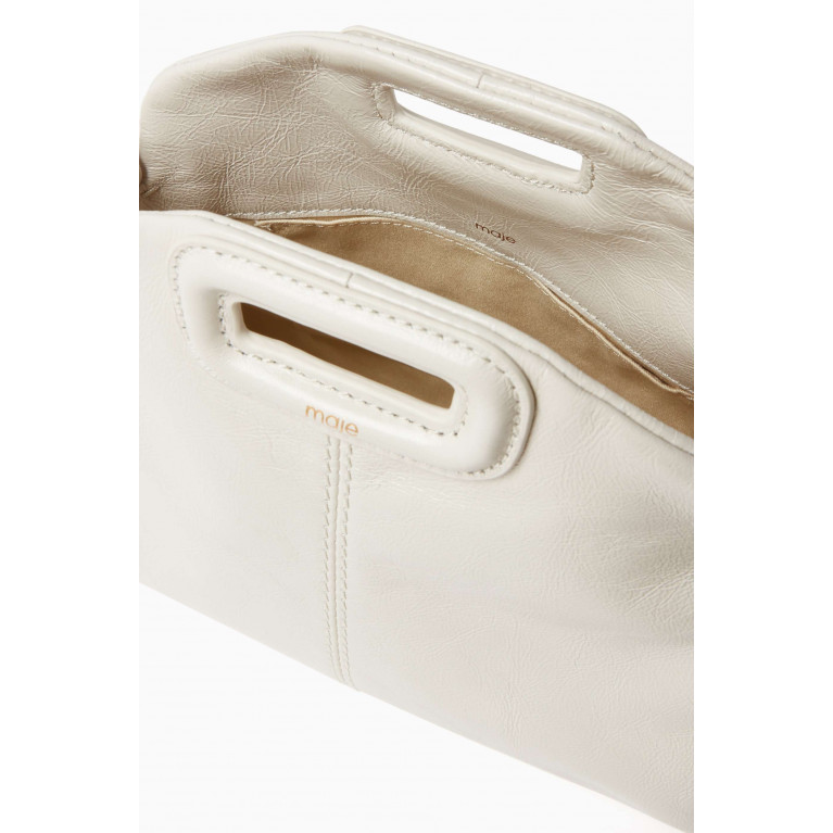 Maje - Fringed Shoulder Bag in Leather