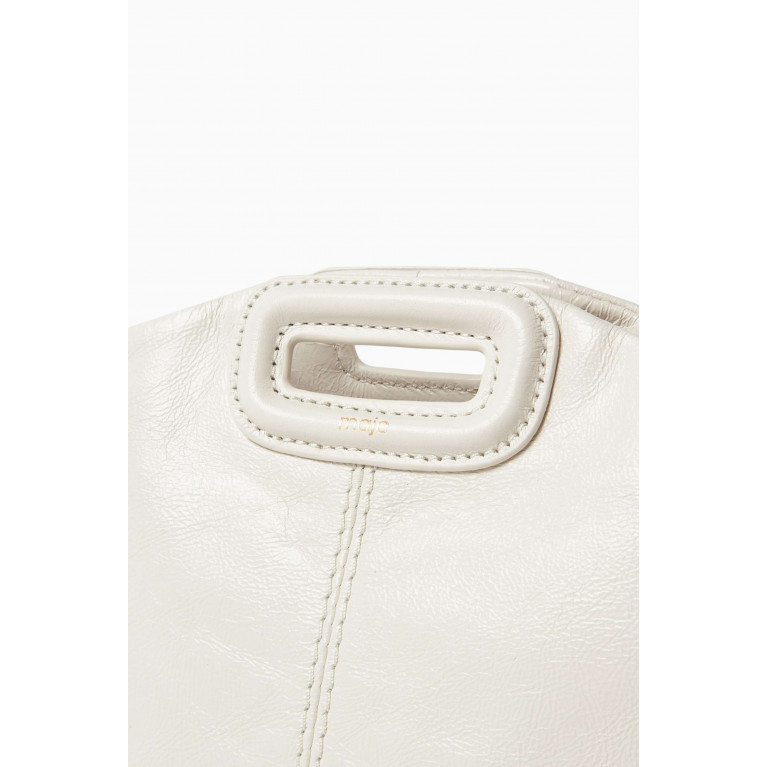 Maje - Fringed Shoulder Bag in Leather