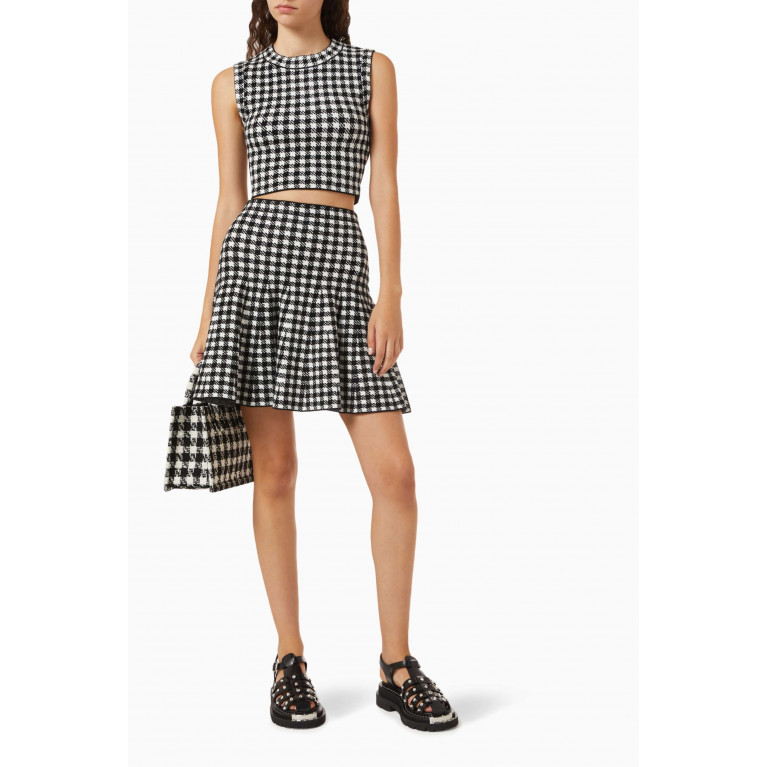 Sandro - Houndstooth Top in Viscose