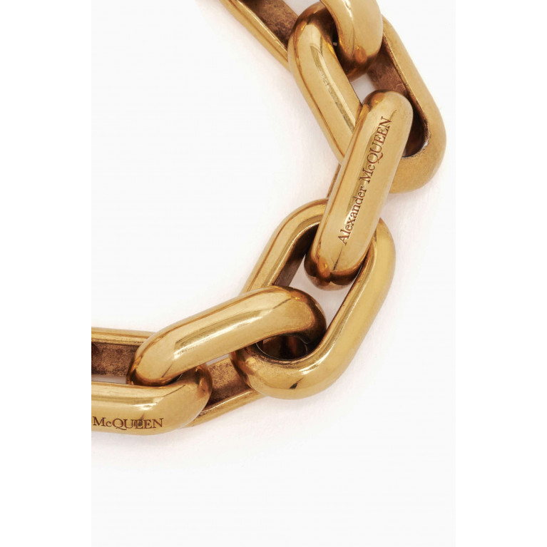 Alexander McQueen - Peak Chain Bracelet in Brass