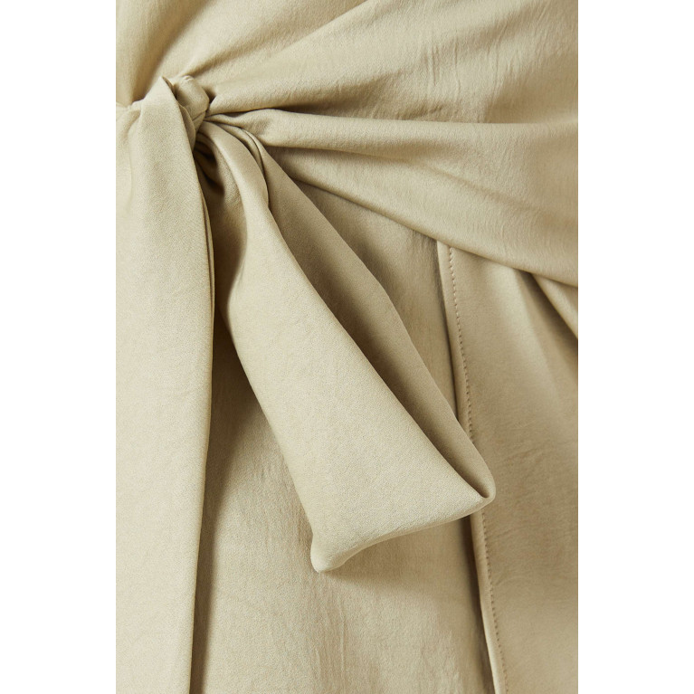 Just Bee Queen - Cecilia Wrap Midi Dress in Cotton-blend