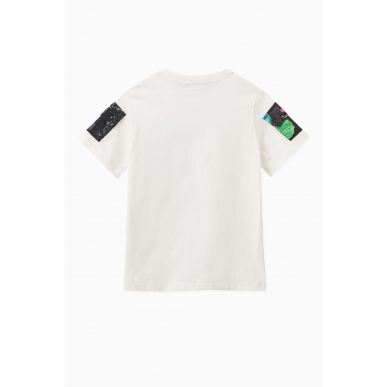 Versace - Galaxy-motif T-shirt in Cotton