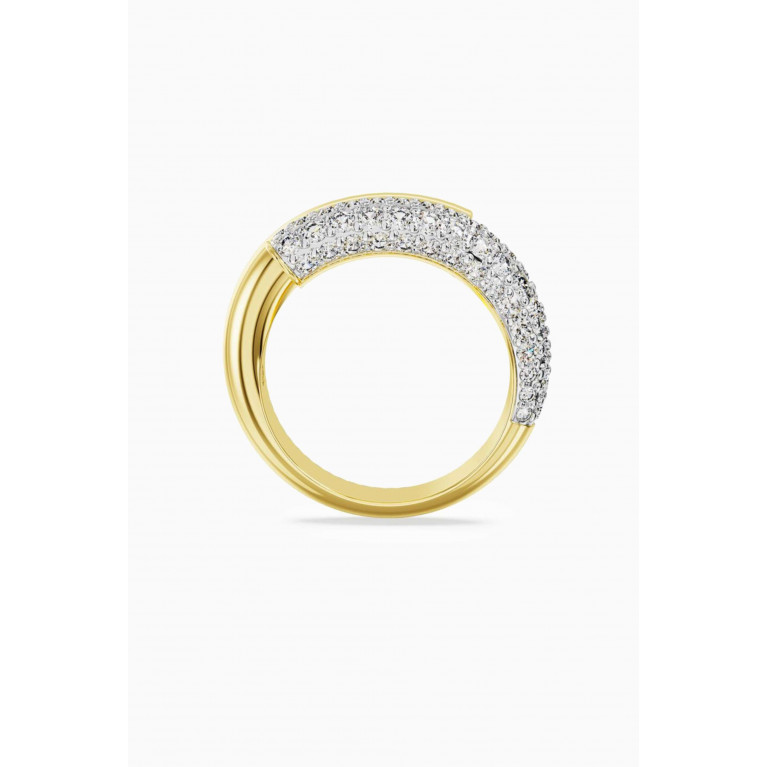 Swarovski - Dextera Crystal Cocktail Ring in Gold-plated Metal