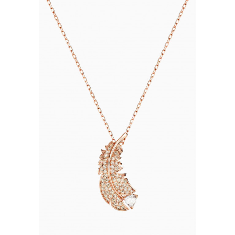 Swarovski - Nice Pendant Necklace in Rose Gold-plated Metal