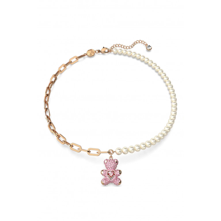 Swarovski - Teddy Pendant Necklace in Rose Gold-plated Metal
