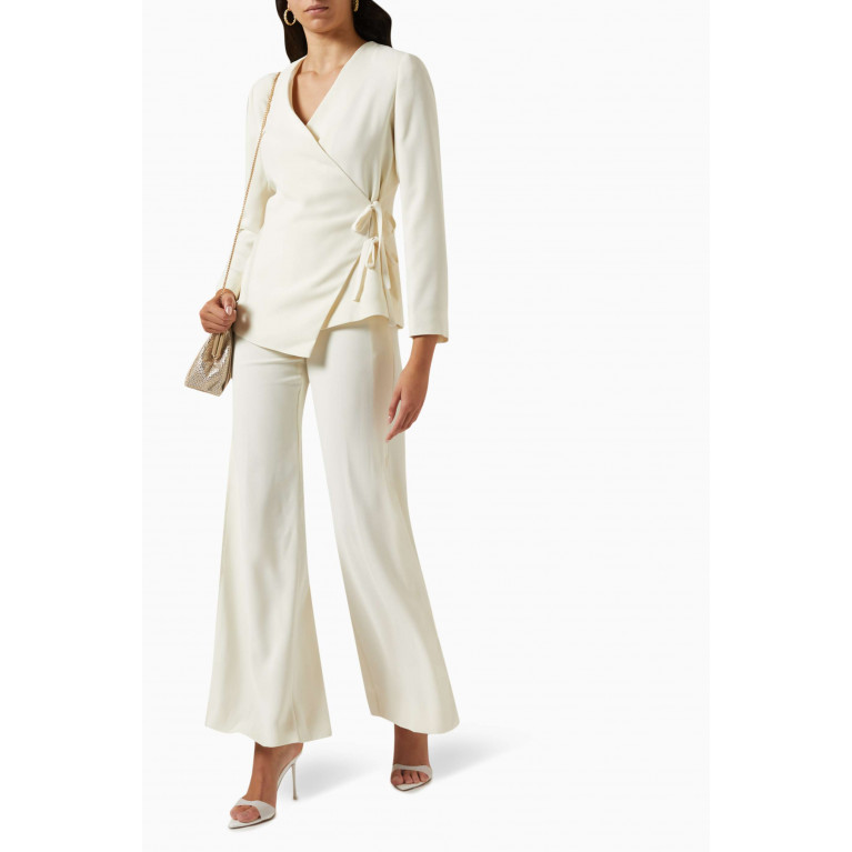 Marella - Miele Wrap Jacket in Recycled Crepe-satin