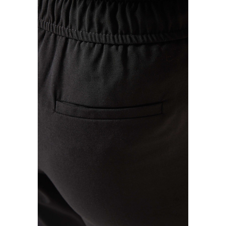 Marella - Enfasi Tapered Pants in Wool-blend Black