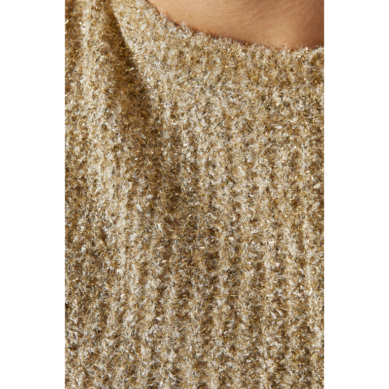 Marella - Vest in Lurex Rib-knit