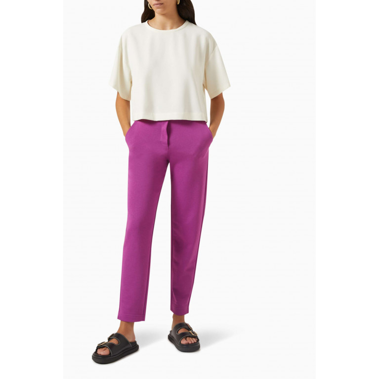 Marella - Ufficio Pants in Cotton-rich Blend Purple