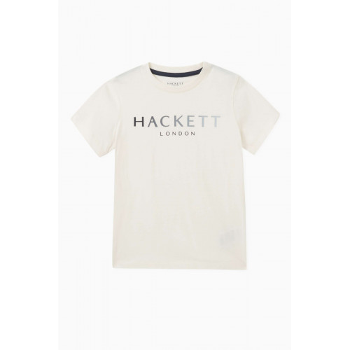 Hackett London - Logo Print T-shirt in Cotton