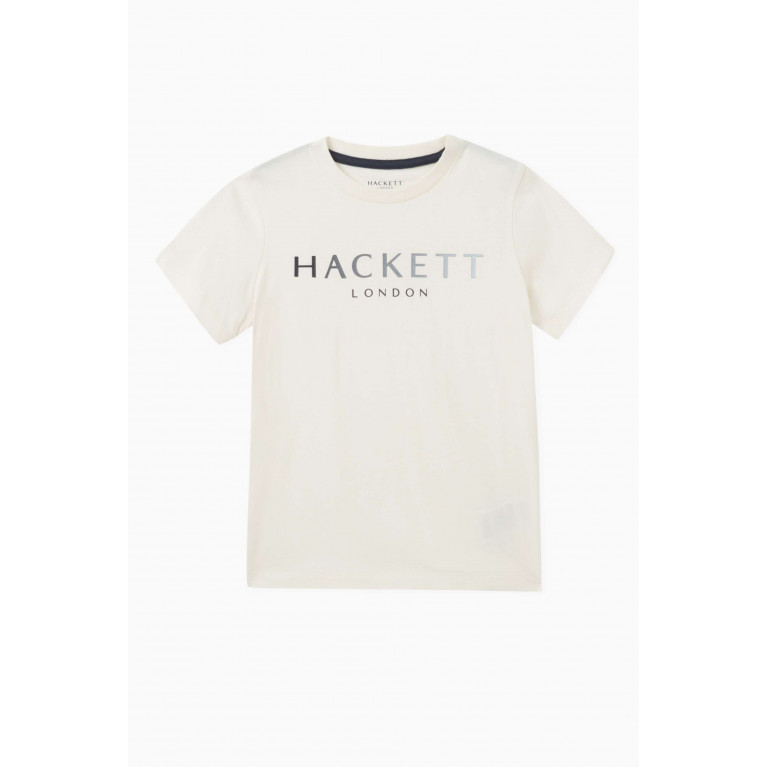 Hackett London - Logo Print T-shirt in Cotton