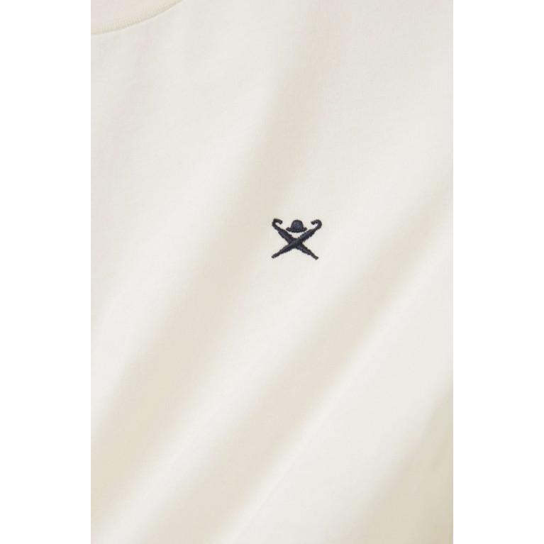 Hackett London - Logo Print T-shirt in Cotton White