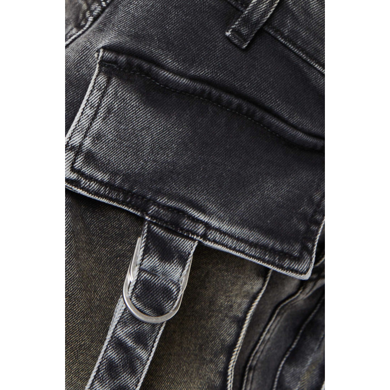 Blumarine - Cargo Pocket Mini Skirt in Denim