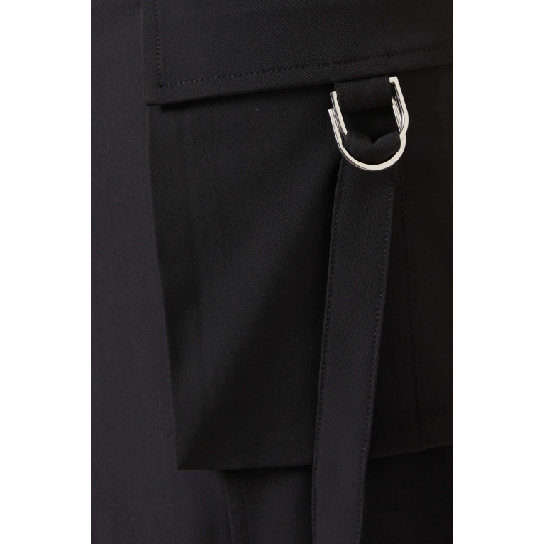 Blumarine - Multiple-pocket Cargo Maxi Skirt in Technical-fabric