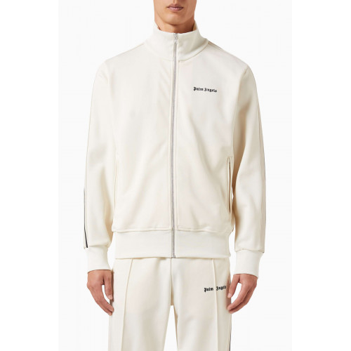Palm Angels - Classic Logo Zip-up Track Jacket Neutral