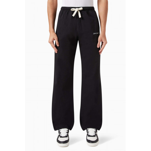 Palm Angels - Embroidered Logo Travel Pants in Cotton