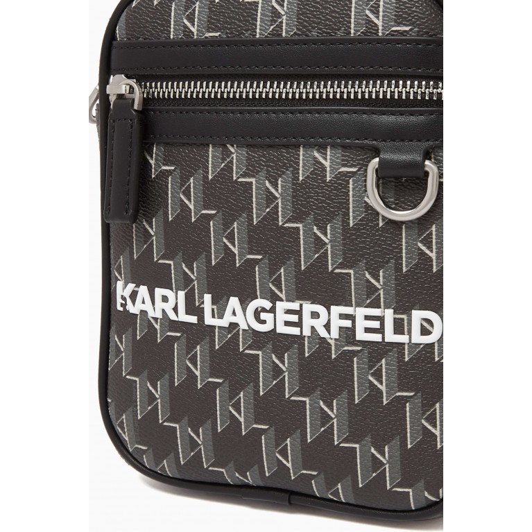 Karl Lagerfeld - K/Mono Klassik Crossbody Bag in Monogram Canvas