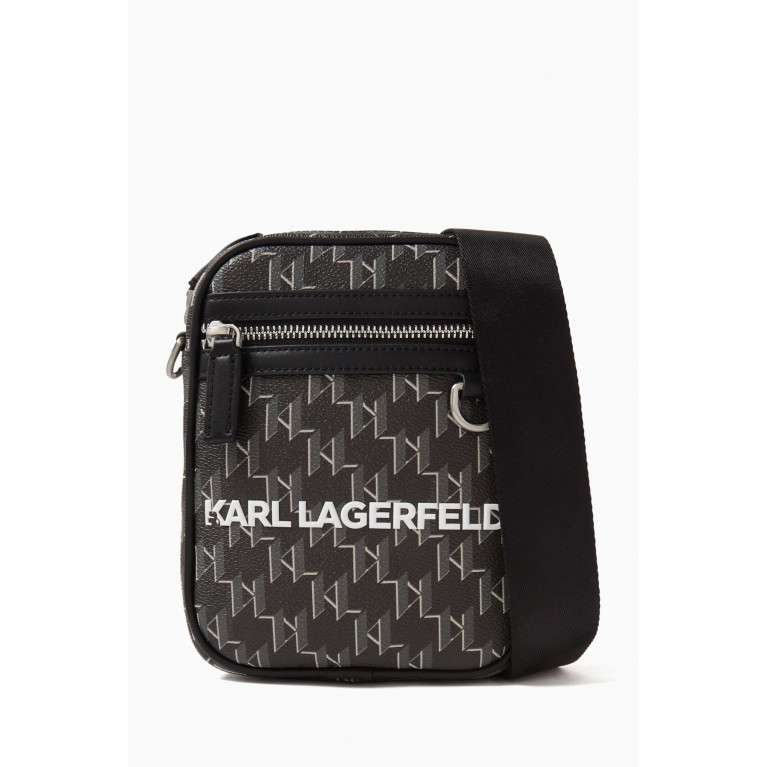 Karl Lagerfeld - K/Mono Klassik Crossbody Bag in Monogram Canvas