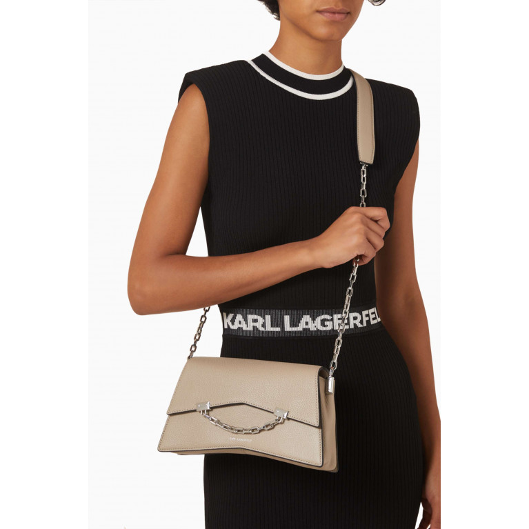 Karl Lagerfeld - K/Seven Crossbody Bag in Textured Leather