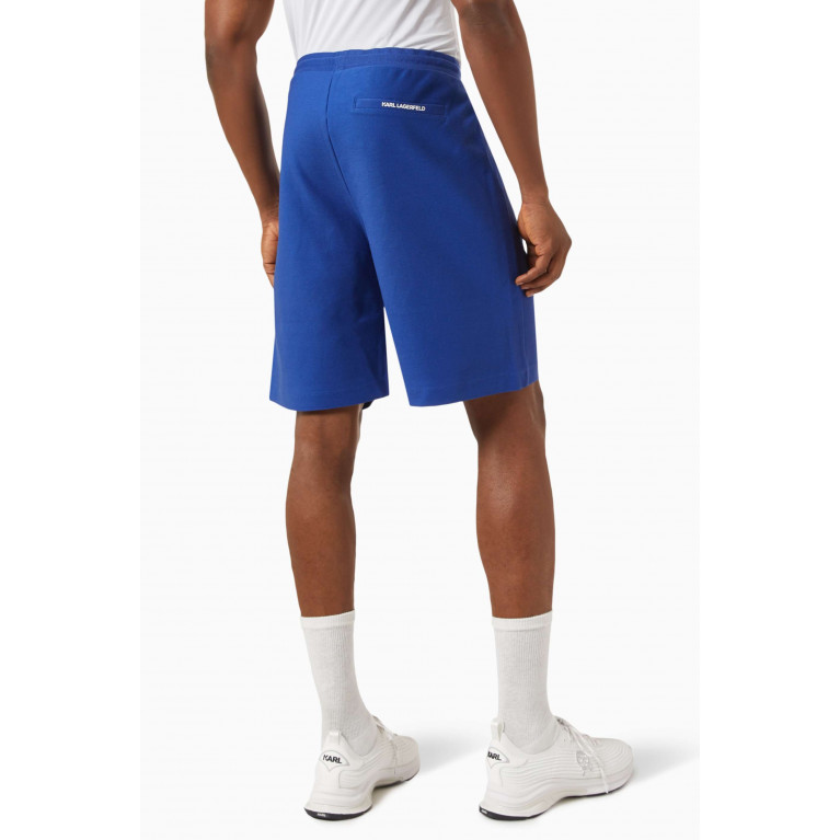 Karl Lagerfeld - Logo Shorts in Cotton Jersey